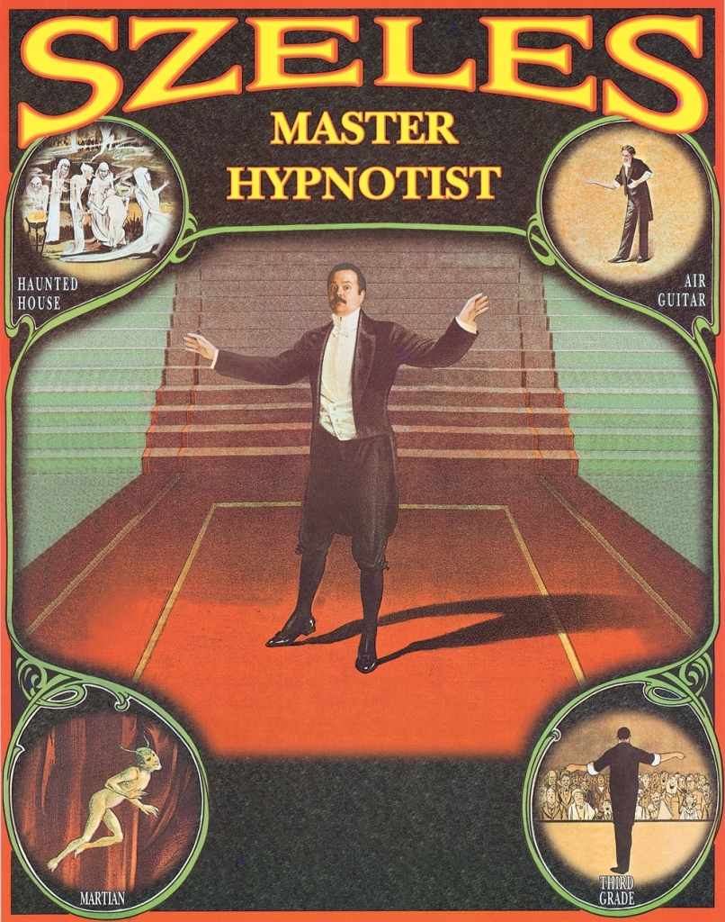 SZELES Comedy Hypnotist, About Poster